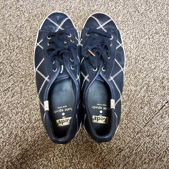 Lot of 2 Kate Spade for Keds quilted lace up sneakers size 8 US - Picture 4 of 8